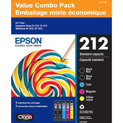Epson T212 Claria Tintenpatrone, Schwarz/Cyan/Magenta/Gelb