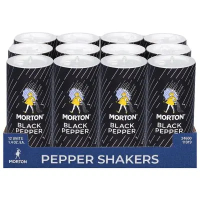 Morton Pepper Shakers 1.4 oz., 12 pk.