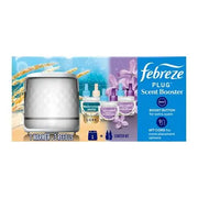 Febreze PLUG Scented Oil Starter Kit, Warmer + 2 Southern Lilac Mornings + 1 Warm Ocean Breeze Refills