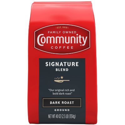 Community Coffee Ground Signature Blend, 40 أونصة.