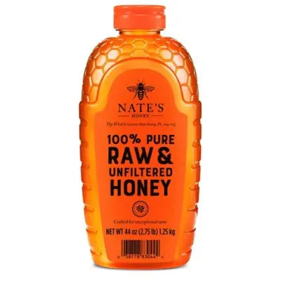 Nature Nate's 100% Pure Raw and Unfiltered Honey, 44 oz.