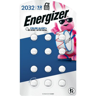 Energizer 2032 3V Lithium-Knopfzellen, 12er-Pack