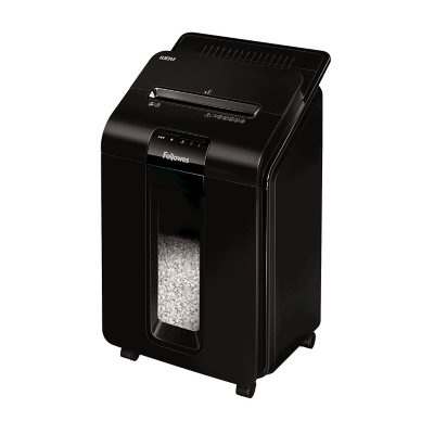 Fellowes AutoMax 100 Aktenvernichter mit AutoFeed, Schwarz