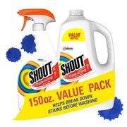 Shout Triple-Acting Laundry Stain Remover 128 fl. oz. refill + 22 fl. oz. trigger