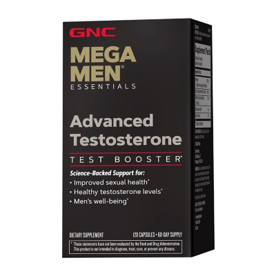 GNC Mega Men Advanced Testosterone Kapseln, 120 St.