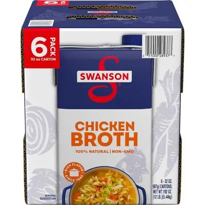 Swanson Chicken Broth 32 oz., 6 pk.