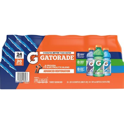 Gatorade Fierce Durstlöscher Mixpaket, 591 ml, 24er-Pack
