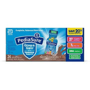 PediaSure Grow and Gain مشروب مغذي للأطفال، بالشوكولاتة، 8 أونصة سائلة، 24 عبوة.