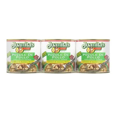 Juanita's Food Canned Pozole Soup, 25 oz., 3 pk.