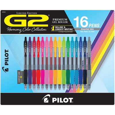 G2 Premium Gelroller, verschiedene Farben, 16er-Pack, feine Spitze