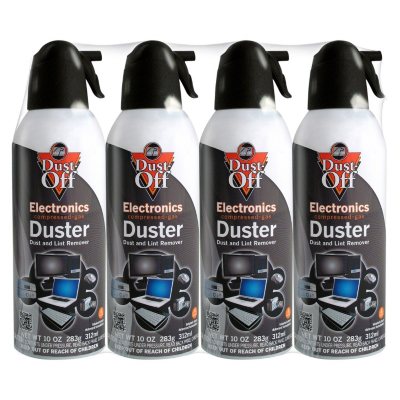 Falcon Dust-Off Druckluftspray, 283g, 4er-Pack