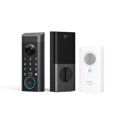 eufy E330 kabelloses smartes Türschloss mit Gong und integrierter 2K Video-Türklingel