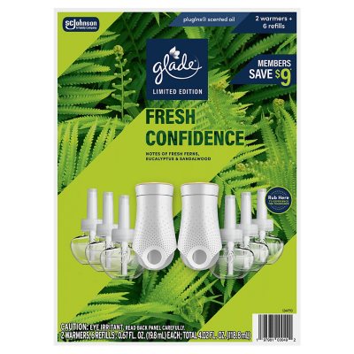 Glade PlugIns Duftöl, Frische Sicherheit, 2 Geräte + 6 Nachfüller