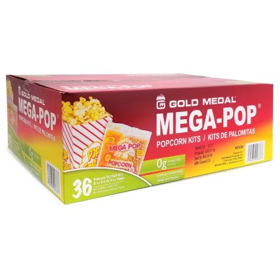 Gold Medal Mega Pop Popcorn-Kit, 8 oz., 36 Stk.