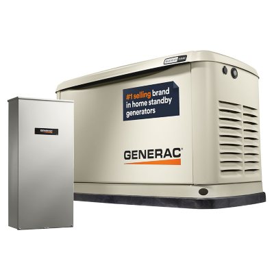 Generac 24-kW-Notstromaggregat mit 200-Ampere-Automatik-Umschalter