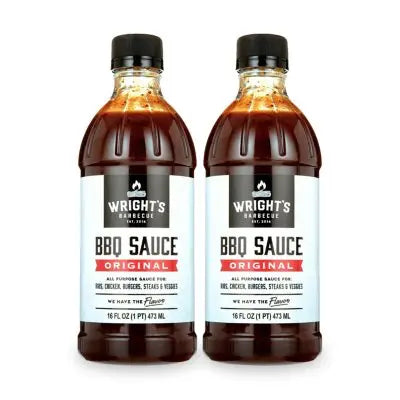 Wright's BBQ Sauce, Original, 16 oz., 2 pk.