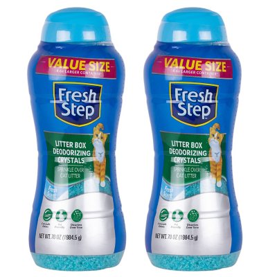 Fresh Step, Katzenstreu-Deodorant-Kristalle, frischer Duft, 2er-Pack, 70 oz.