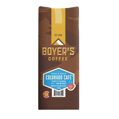 Boyer's Coffee Colorado Cafe Medium Whole Bean, 36 oz.