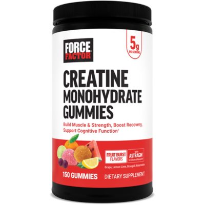 Force Factor Kreatin Monohydrat Gummibärchen, 150 Stk.