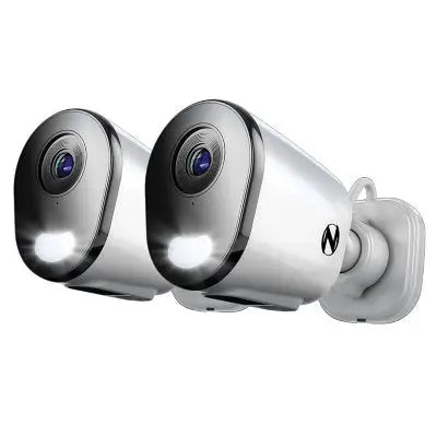 Night Owl Plug-In 2K HD Deterrence Security Cameras, 2pk.
