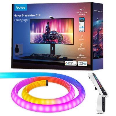 Govee RGBIC DreamView G1S Gaming-Monitor-Beleuchtung, 24 bis 34 Zoll