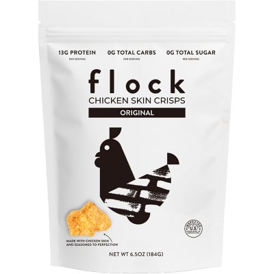 Flock Original Hähnchenhaut-Chips, 184 g.