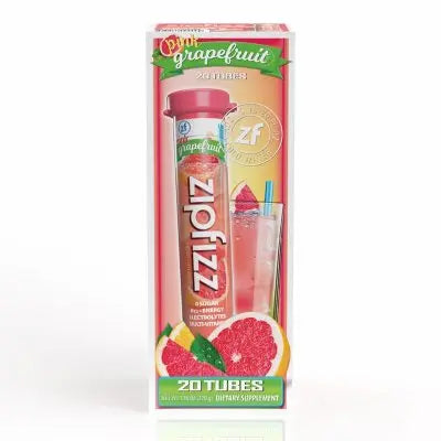 مزيج مشروب ترطيب متعدد الفيتامينات Zipfizz Energy، بنكهة الجريب فروت الوردي، 20 عبوة.