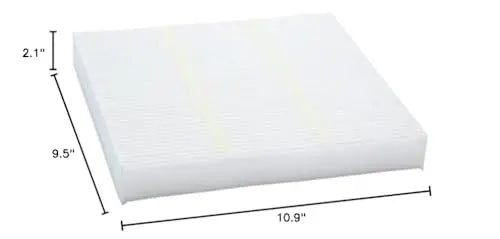ECOGARD XC36080 Premium Cabin Air Filter (One Pack)