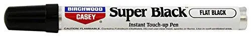 Birchwood Casey Long-Lasting Fast-Drying Super Black Touch-Up Pen for Deep Scratches and Worn Areas, FLAT BLACK, 0.33 OUNCE