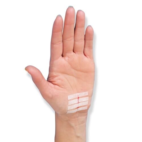 Nexcare Steri-Strip Wound Closure, Breathable Strips Hold Small Wounds Firmly Closed, Great After Sutures or Staples - 30 Wound Closures