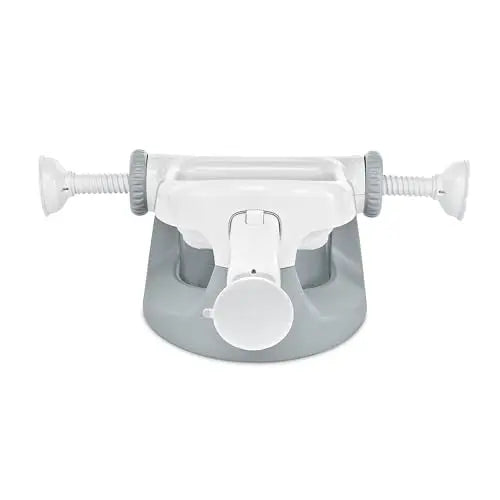 Ingenuity My Bath Seat for Sit-Up Baby Bathing, Sure & Secure Suction Cups, ASTM Safety Tested & Approved, Backrest for Assisted Sitting, Easy Setup & Storage, Gray