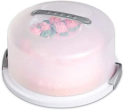 Sterilite 2008004 Cake Server, White (CLEAR, 2)