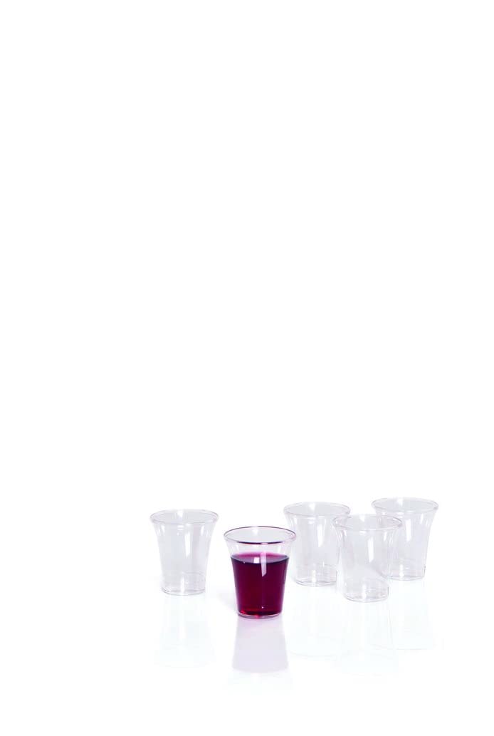 BROADMAN CHURCH SUPPLIES Plastic, Disposable, Recyclable Communion Cups, 1000 Count