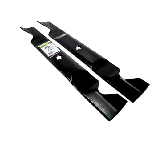 MaxPower 561739B 2 Blade Set for 46" Cut Craftsman, Husqvarna, Poulan Replaces OEM no. 405380, 594892801, 532405380, CMXGZAM110147