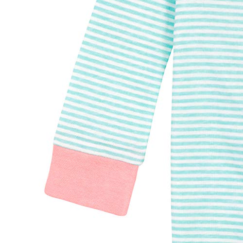 Gerber Baby Girls' 4-Pack Footed Pajamas, Love Llamas Pink, 18 Months