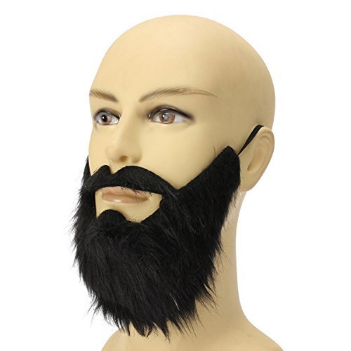 Lustiges Kostümfest Herren Halloween Bart Osterfest Cosplay Gesichtsbedarfsartikel Verkleidungsspiel Schwarzer Schnurrbart
