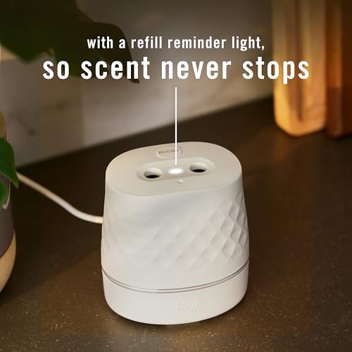 Febreze Plug Scent Booster Continuous Scent Device Oil Diffuser, Compatible with Febreze Air Freshener Plug in Refills