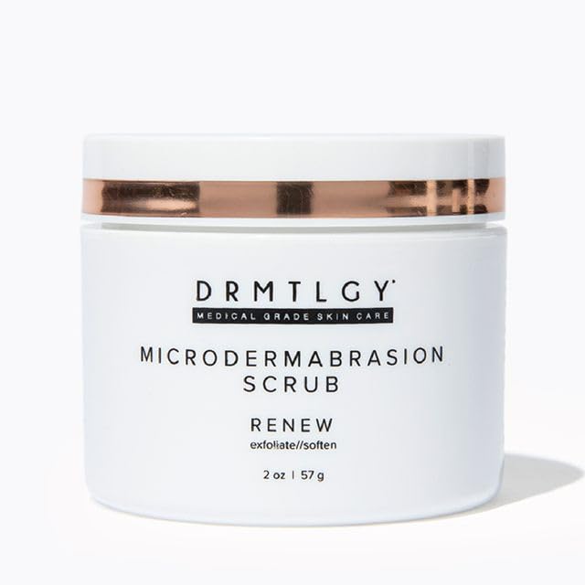 DRMTLGY Microdermabrasion Gesichts-Peeling und Gesichtsmaske. Nicht scheuerndes Gesichtspeeling verbessert Aknenarben, Mitesser, Porengröße und Hautstruktur. 60 ml