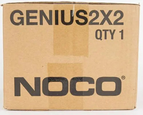 NOCO GENIUS2X2: 4A 2-Bank Smart Battery Charger (2A/Bank) - 6V/12V Automatic Maintainer, Trickle Charger & Desulfator with Overcharge Protection & Temperature Compensation – For Lead-Acid & Lithium