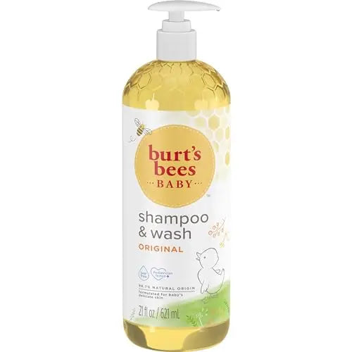 Baby Shampoo & Wash, Burt's Bees Tear Free Soap, Baby Care, Original, 21 Ounce (Packaging May Vary)