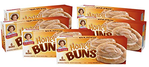 Little Debbie Honigbrötchen, 36 einzeln verpackte Frühstücksgebäcke (6 Kartons)