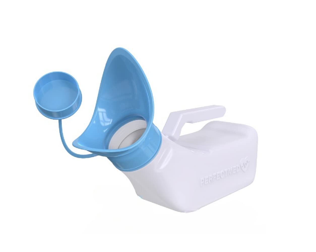 Damen-Urinal, auslaufsicher, 960 ml (1 Stück) – Urinal für Frauen – Pinkeltrichter – Frauen-Bettpfanne – tragbare Urinale für Frauen – stabiles weibliches Uriniergerät für Autofahrten, Reiseutensilien