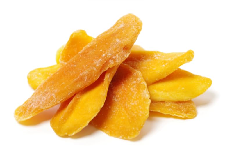 Getrocknete Mangoscheiben 48 Oz – Köstliche Textur Weich & Saftig Wenig Zucker Zusätzliche Getrocknete Mango – Natürlich Gereifte Mangos Getrocknete Früchte – Glutenfrei Gentechnikfrei Natürliche Vitamin-C-Quelle, im wiederverschließbaren Beutel 3 Lbs