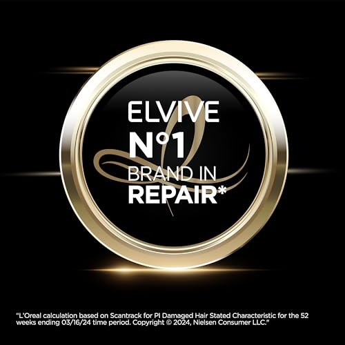 L'Oreal Paris Elvive Total Repair 5 Repairing Shampoo and Conditioner for Damaged Hair, 28 Ounce (Set of 2)(Packaging May Vary)