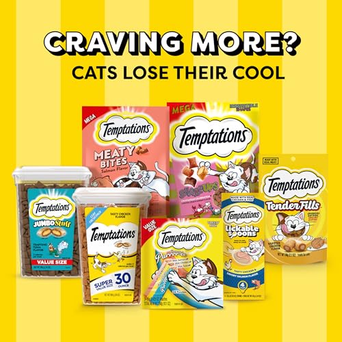 Temptations MixUps Surfer's Delight Flavor Crunchy and Soft Cat Treats, 16 oz. Tub