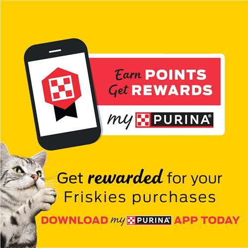 Purina Friskies Natural Cat Treats, Party Mix Natural Yums With Wild Caught Tuna and Added Vitamins, Minerals and Nutrients - 20 oz. Canister