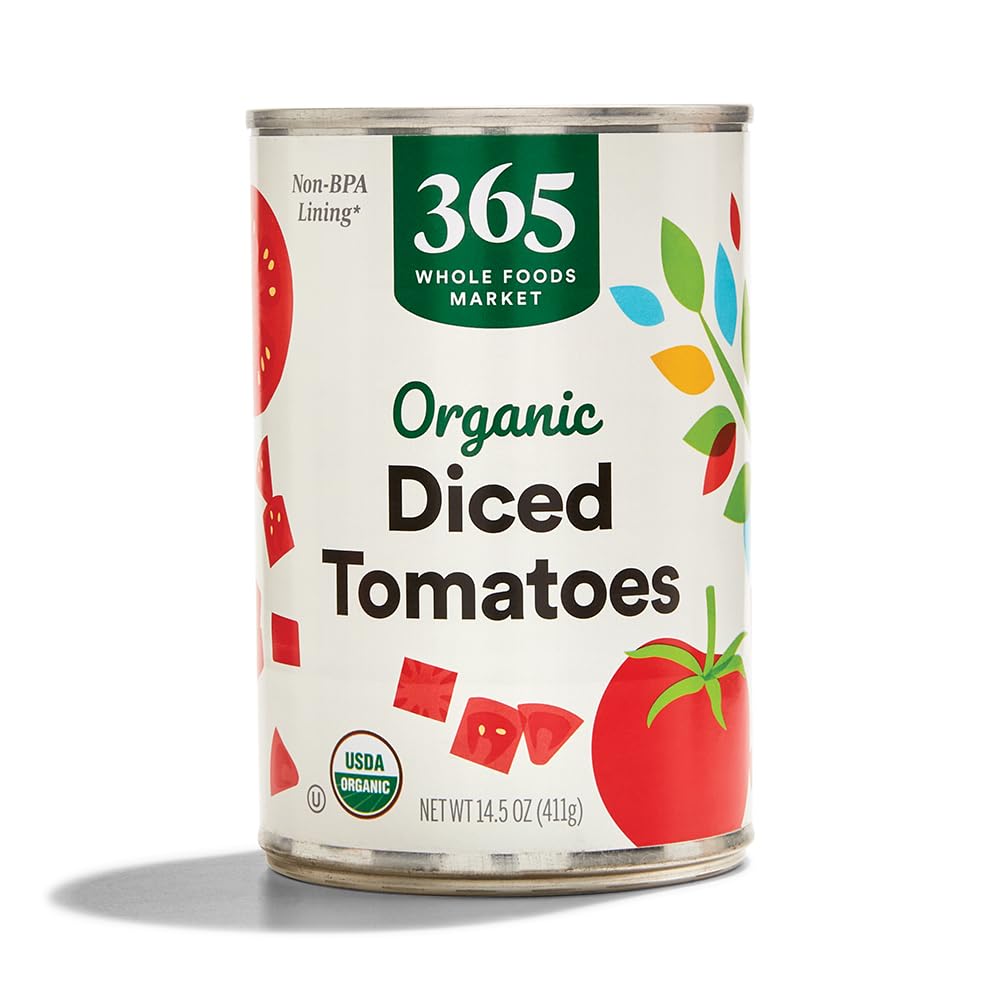 365 By Whole Foods Market, Bio-Tomatenwürfel, 411 g