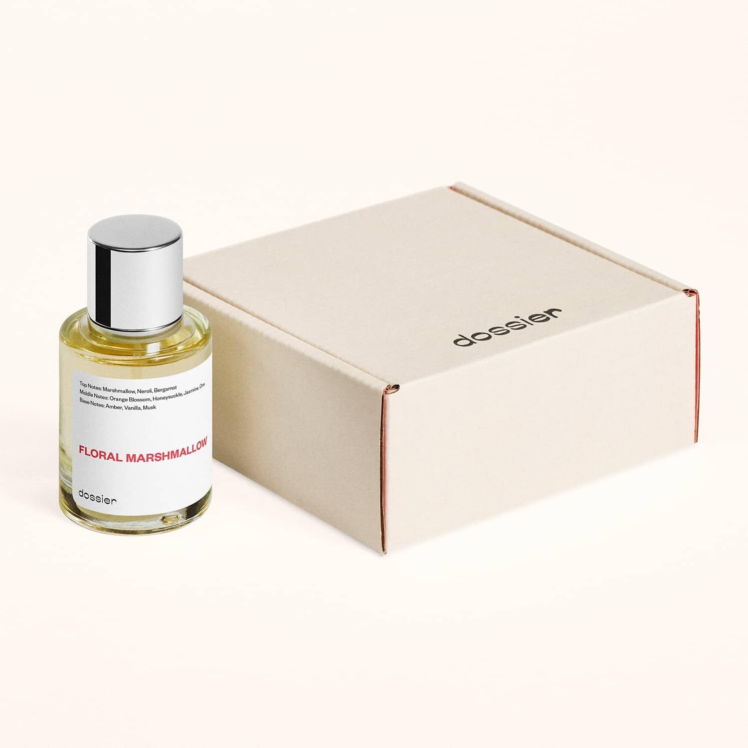 Dossier - Eau de Parfum - Floral Marshmallow - Inspired by By Kilian's Love,Don't Be Shy - Perfume Luxury - Pure Infused - Paraben-Free - Vegan - Feminine - For Women -Fragrance 1.7 Fl 0z (Spray 50ml)