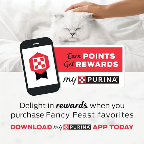 Purina Fancy Feast Delights mit Cheddar Gegrilltes Huhn, Pute oder Weißfisch und Cheddar Käse Festmahl in Soße Nassfutter für Katzen Vielfaltspackung - (24er-Pack) 85g Dosen