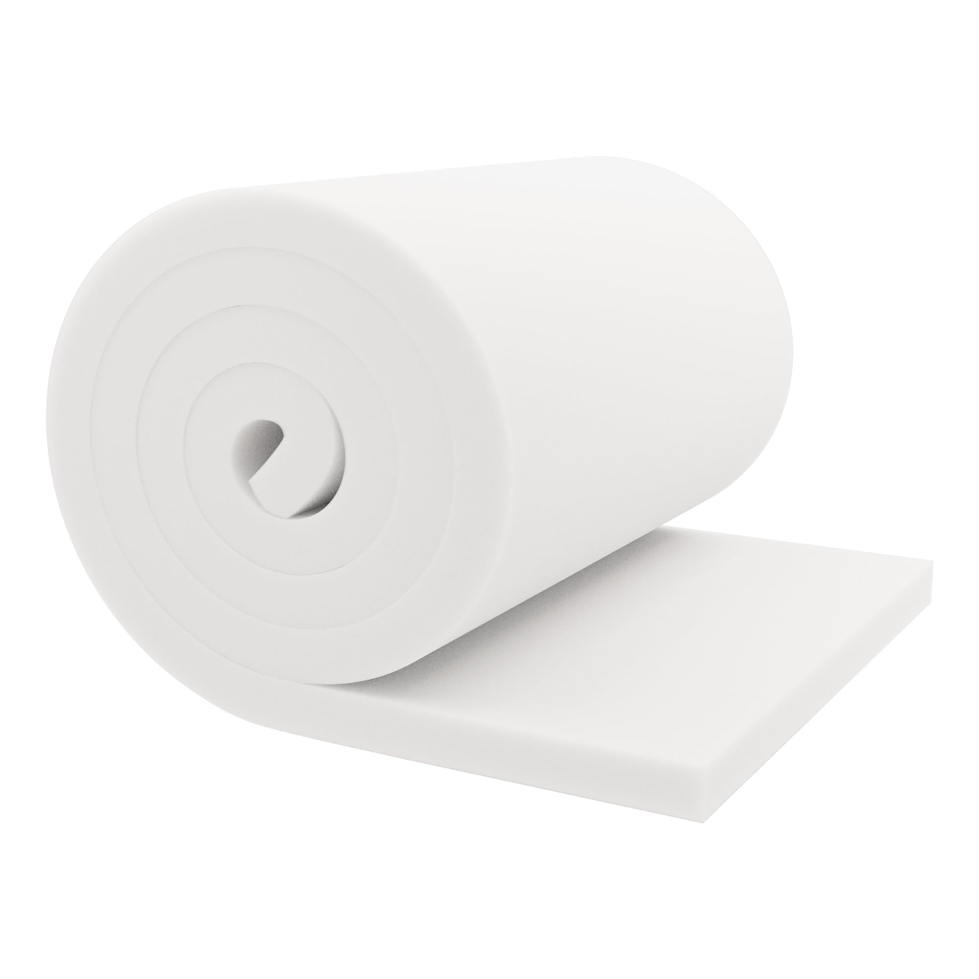 GoTo Foam 1" Höhe x 24" Breite x 72" Länge 44ILD (Fest) Polsterkissen Hergestellt in den USA